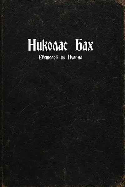 Обложка: Николас Бах - Светоолов из Нульна