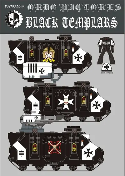 Обложка: Rhino MkV black templars