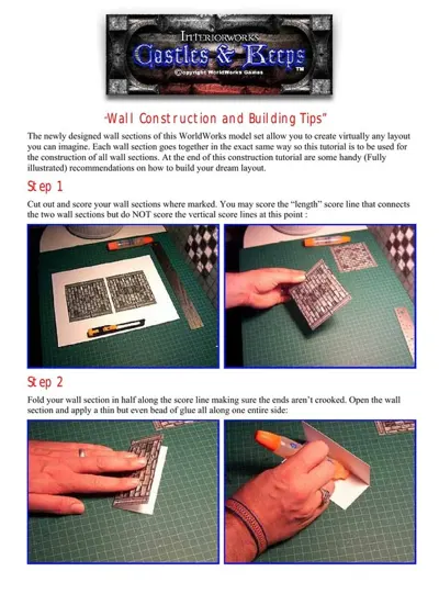 Обложка: walls and building instructions